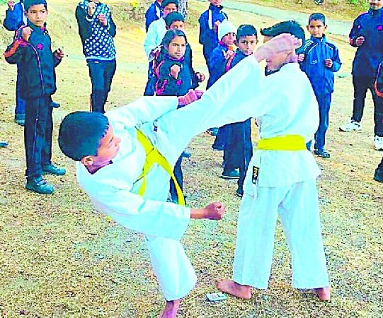 ncc Grounds fulfill with Karate players
