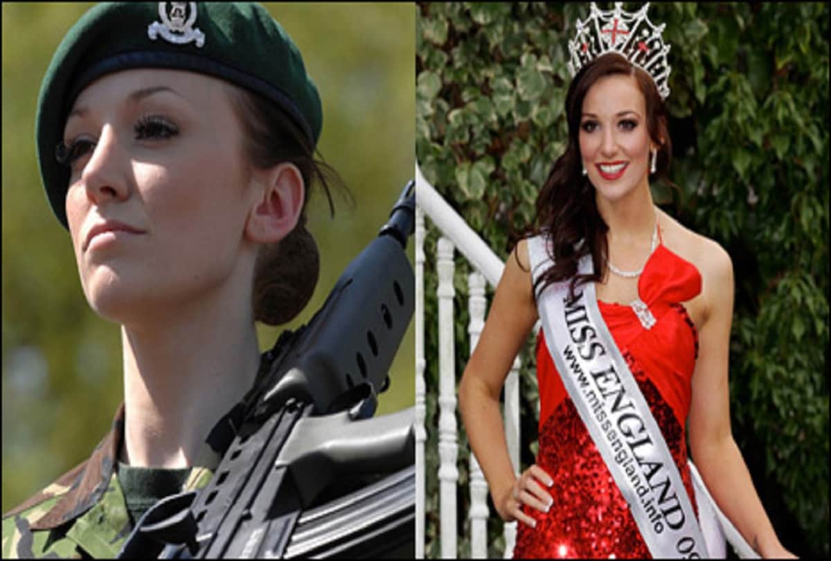 an army officer and miss england katrina hogde resign from army 