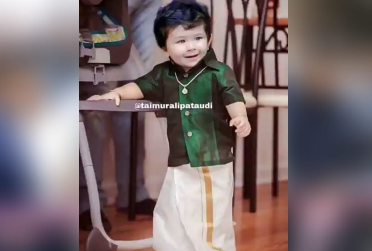 taimur ali khan carpulling with sister inaaya, this cute pic is going viral