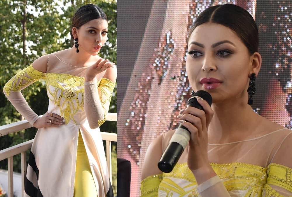 urvashi rautela in lucknow.