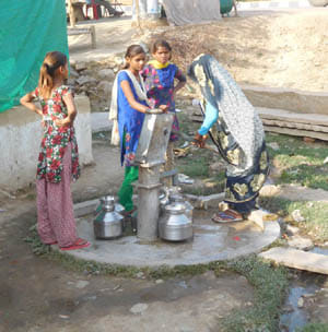 one handpump depend