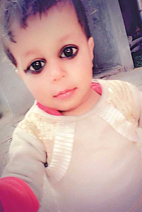 child drowned in water, dead