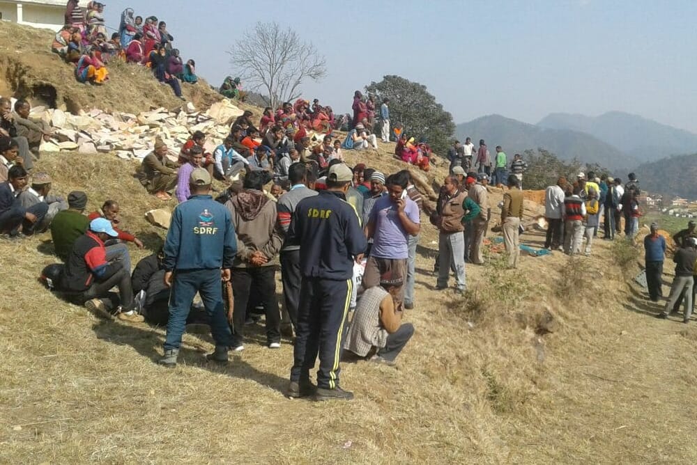 accident during the excavation of the house