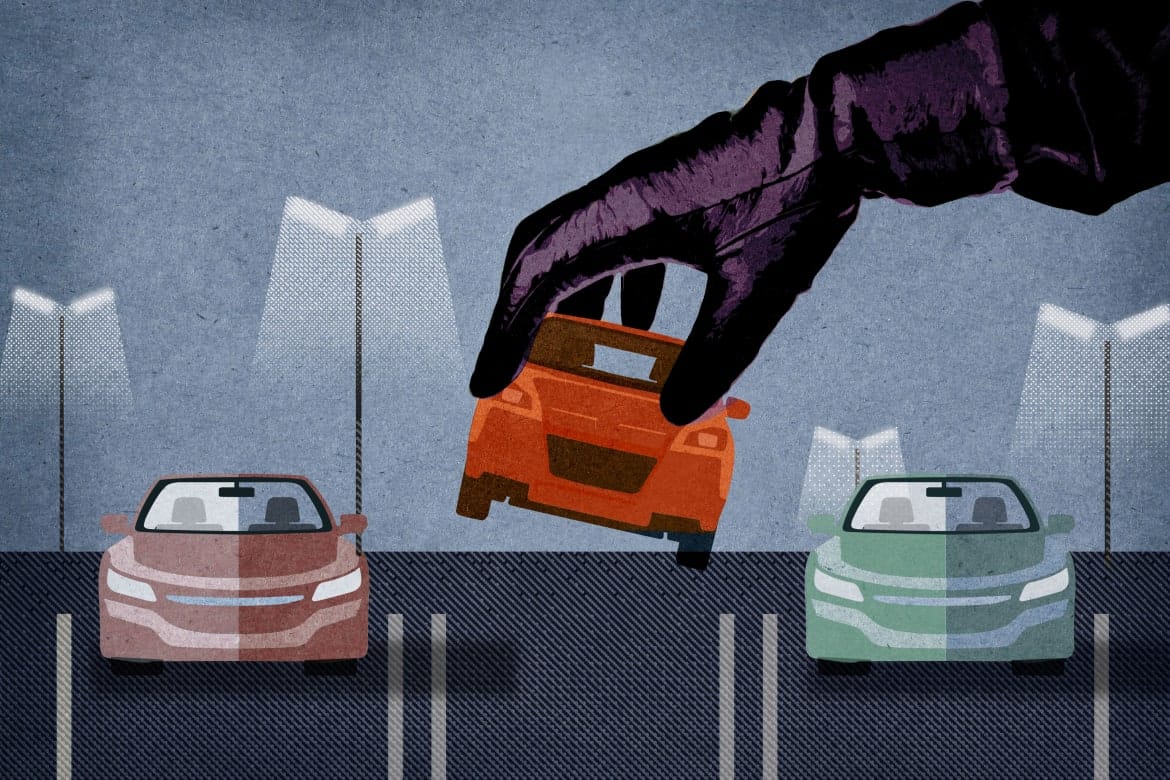 two arrested in theft of more than 100 cars four recovered