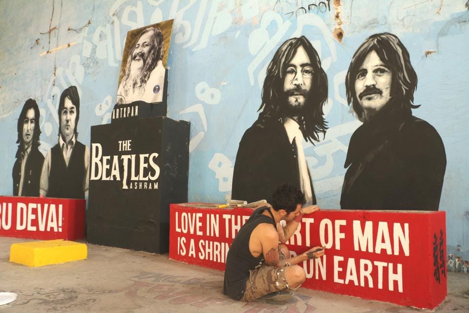 Beatles Band Chaurasi kutia Art Gallery inauguration In Rishikesh