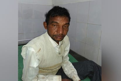 A farmer chewed snake in up   