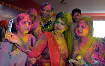Holi is a festival of fun but on this occasion there is mourning  in some part of India