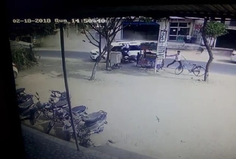 Rajasthan Hit and run incident by high speed scorpio in jaipur, one death 