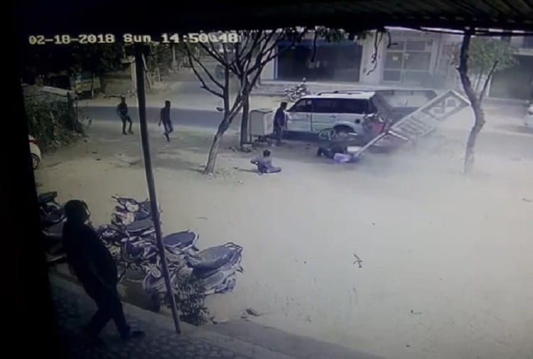 Rajasthan Hit and run incident by high speed scorpio in jaipur, one death 