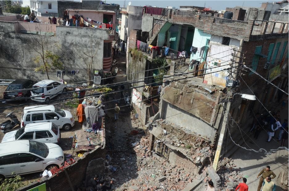A woman died due to collapse of house during repair at jammu