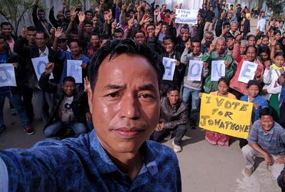 Nationalist Congress Party candidate Jonathone Nengminza Sangma died in IED blast