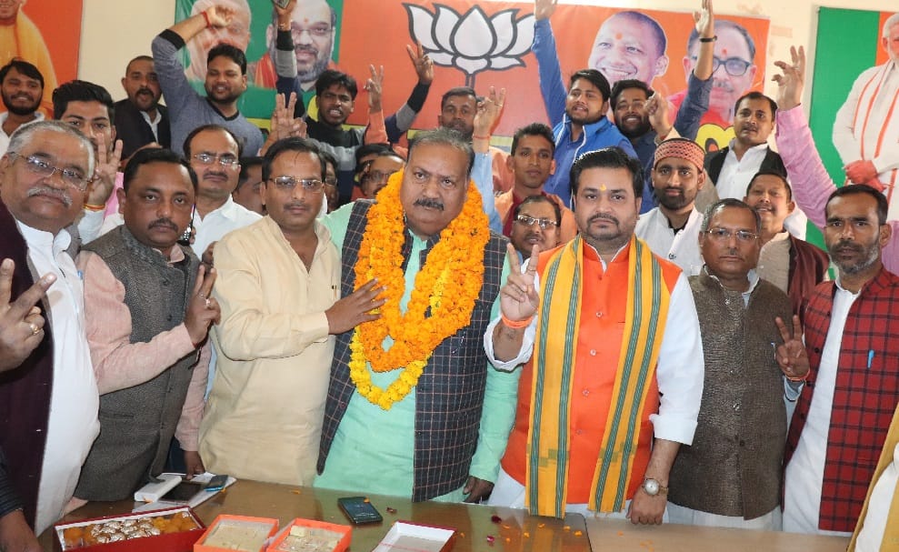 Upendra Shukla became bjp condidate in subelection