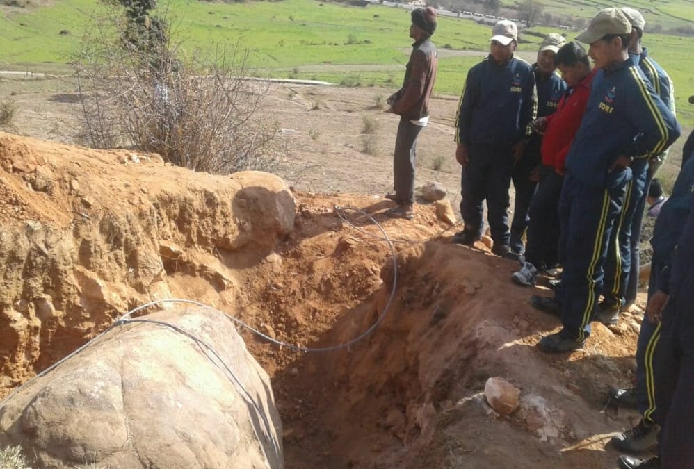 accident during the excavation of the house
