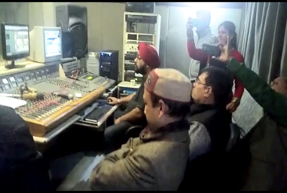 Students Prepare a song for pm modi swachhta and Yoga Awareness