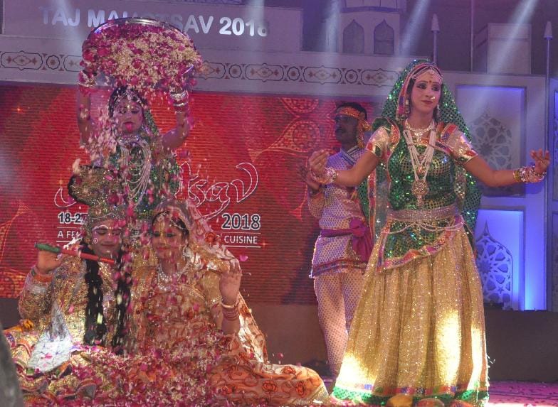 agra the ten-day taj mahotsav started