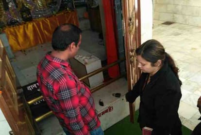 thievery in saketri shiv mandir panchkula