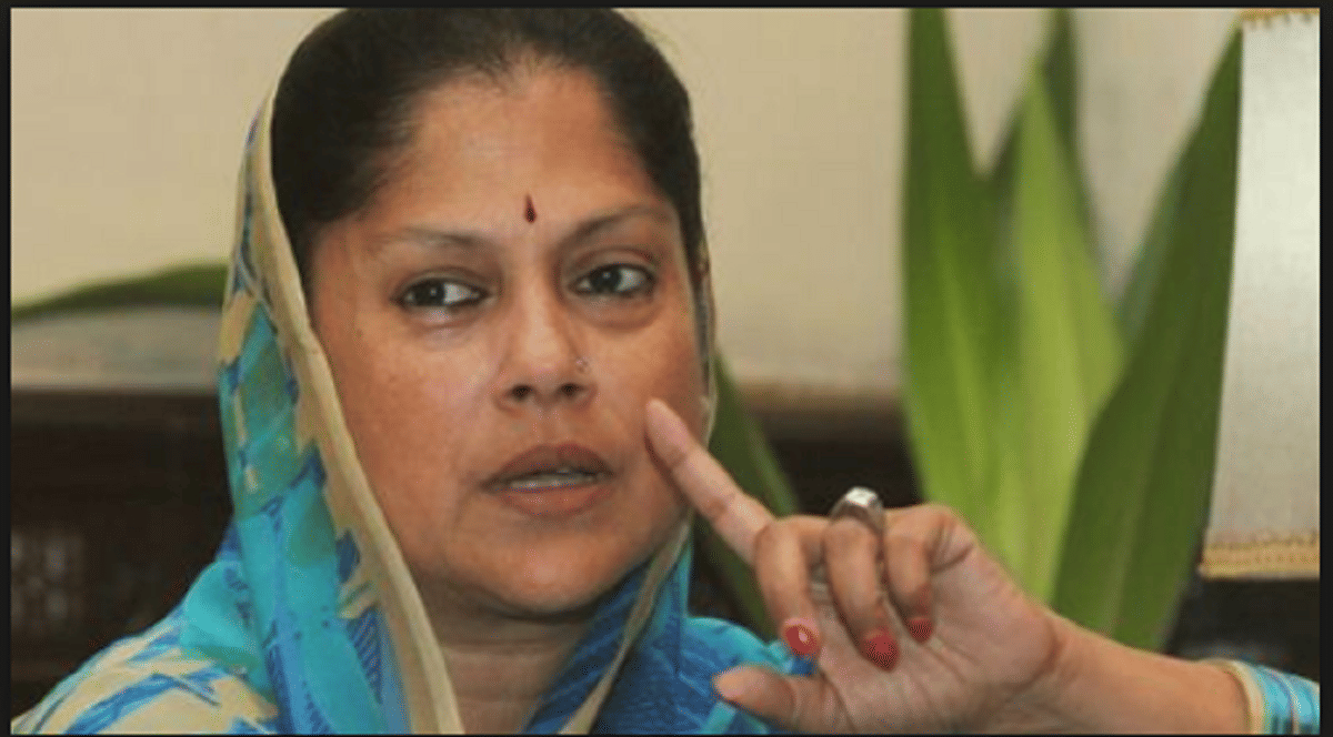 Election Commission notice to Vasundhara Raje on threatening voters