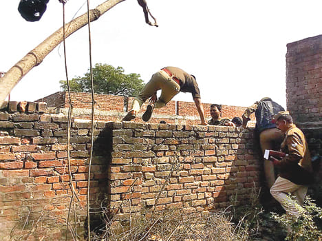 Missing person found hanged from trapped for three days
