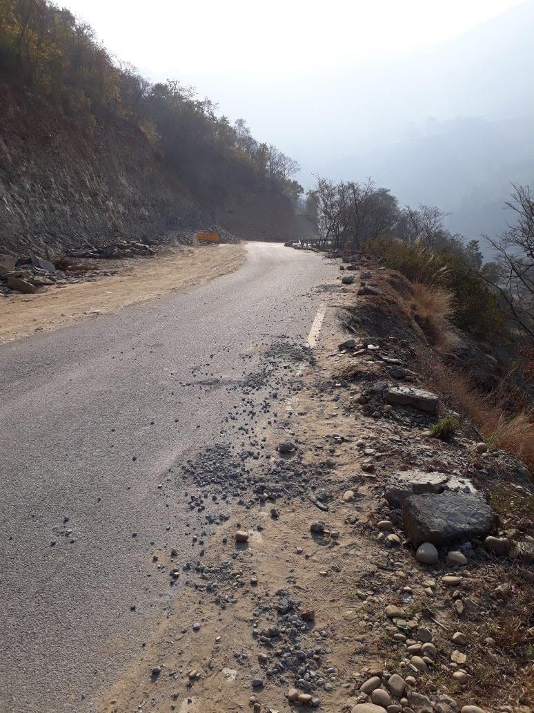 immense photos of  devprayag accident