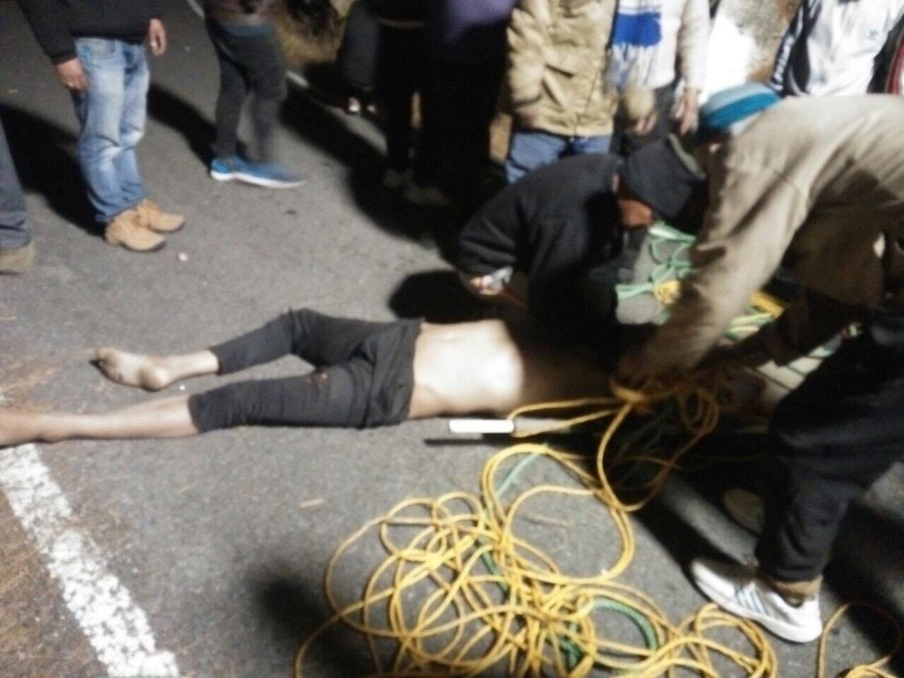 car accident at pauri four died