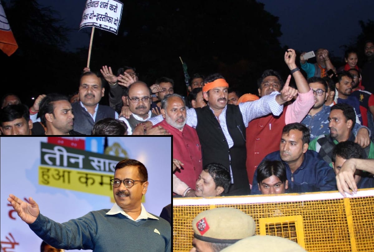 manoj tiwari said why arvind kejriwal is not speaking about delhi chief secretary assault case