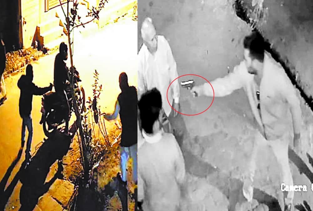 goons attacked on businessman in sultanpur.