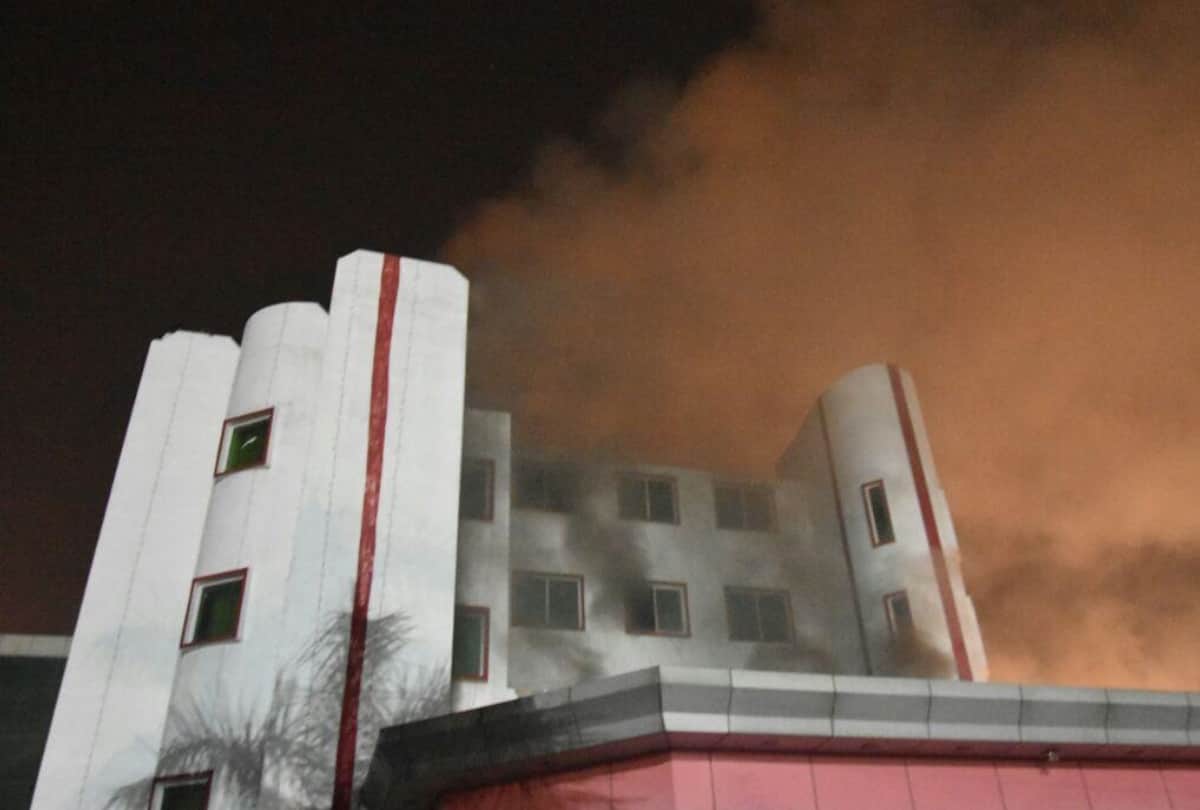 fire caught during marriage function