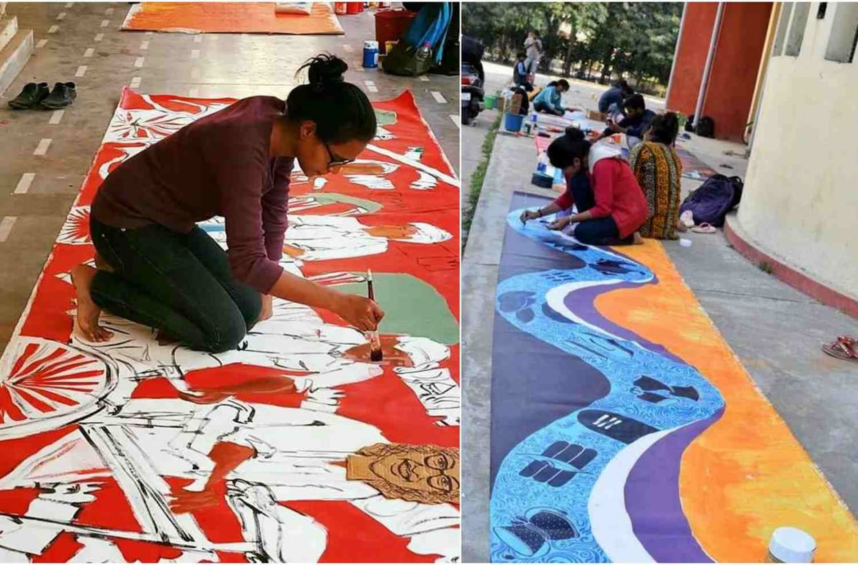 BHU these student gives new height of cultute and beauty of kashi