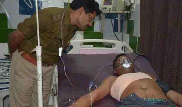 firing on njp leader at varanasi