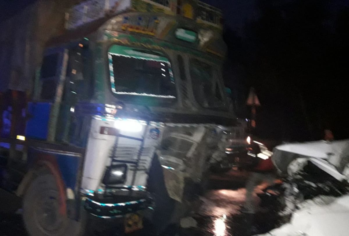 Noorpur BJP MLA Lokendra Singh died in a collision between his car and truck in Sitapur, Bijnor