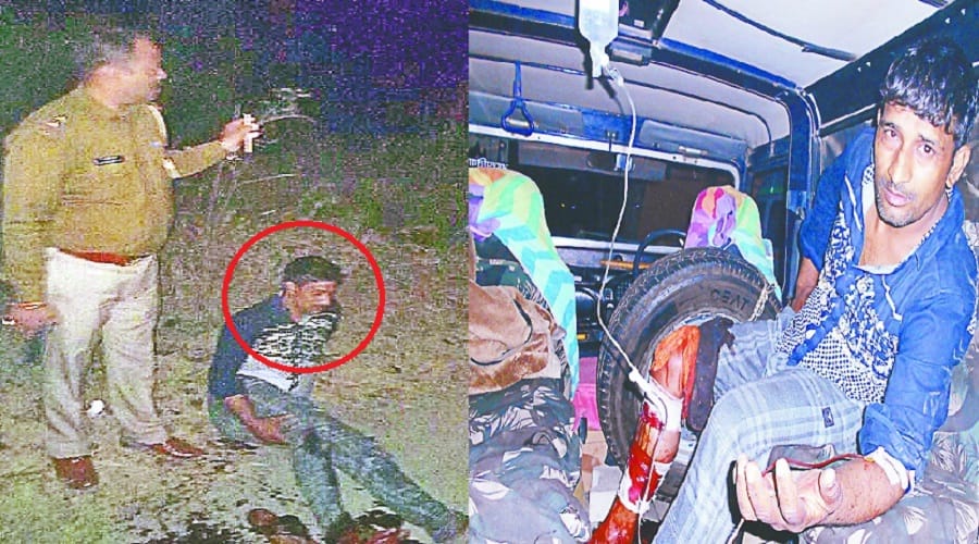 Encounter in UP, shot the 25 thousand prize crook