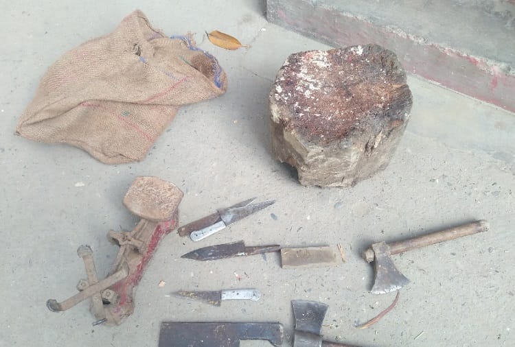 PHOTOS : found a mini kamela in the house, three accused arrested