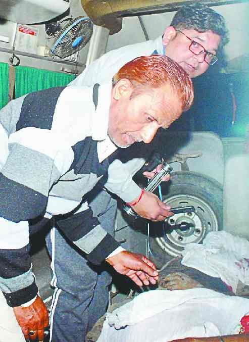 Bus crushes two youths, dies