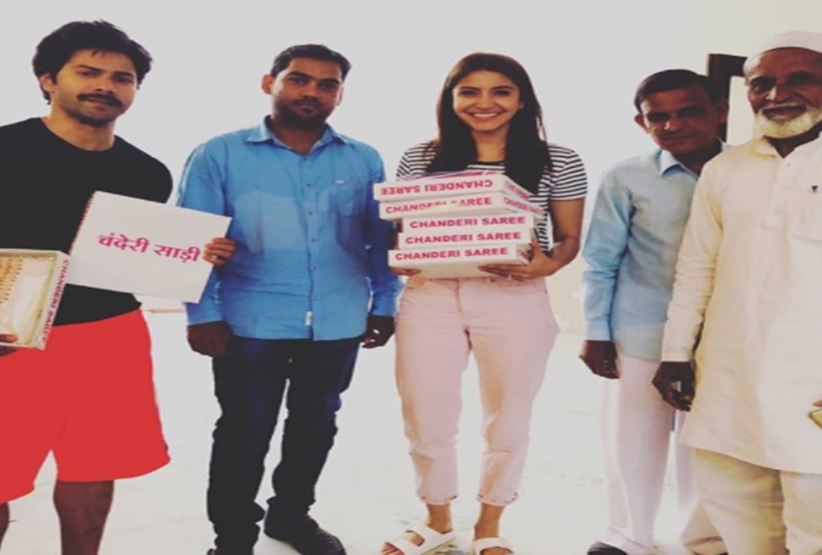 Anushka Sharma visits Chanderi during her upcoming movie Sui Dhaga shoting