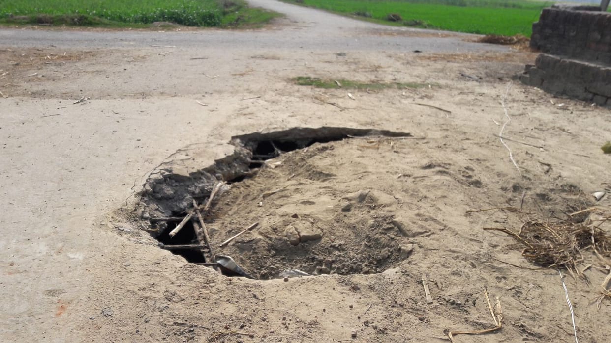 In the new build, old roads and culvert collapses.