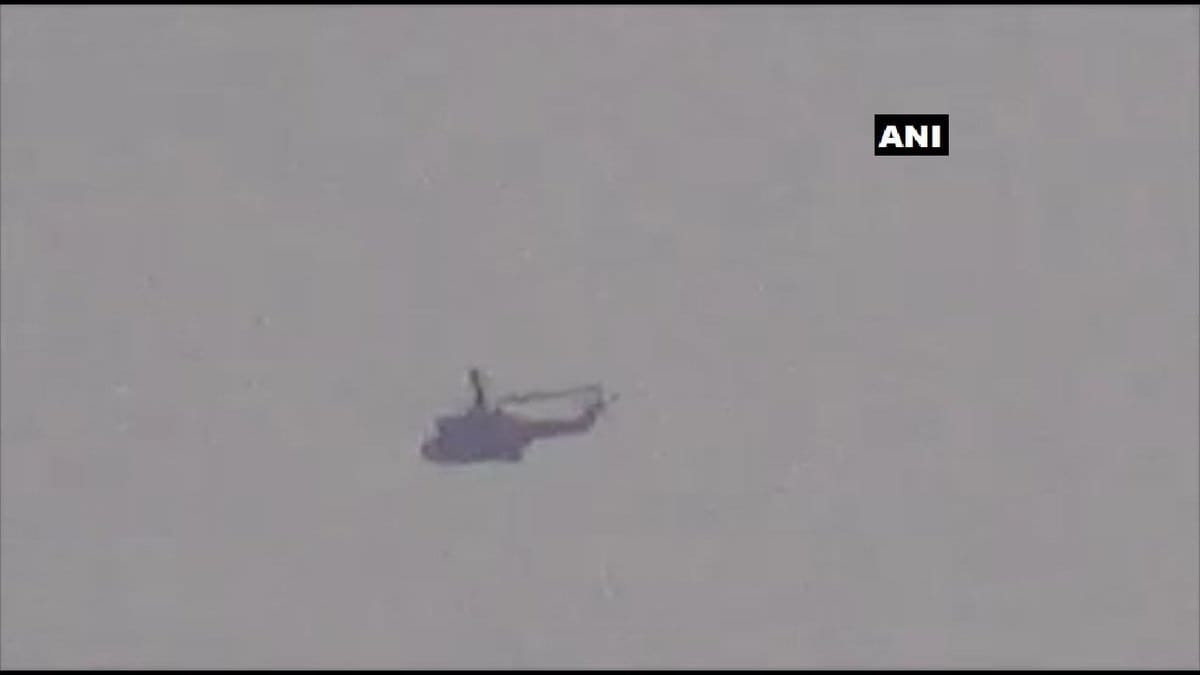 Pakistani helicopter came within 300 metres of the Line of Control says army