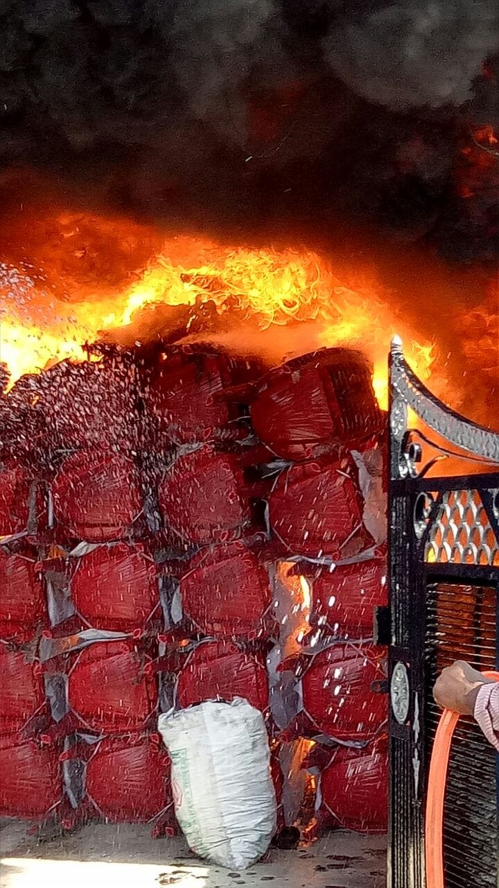 agra fire in the chair warehouse