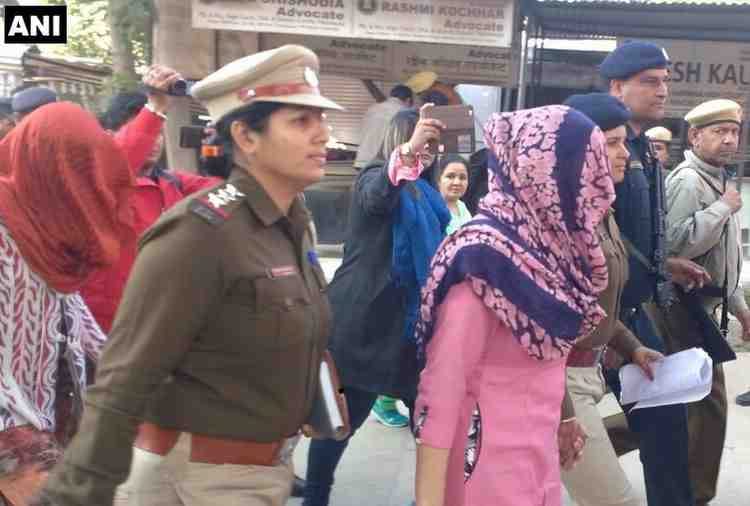 honeypreet appears in panchkula court in panchkula violence case