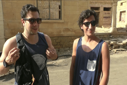 rajasthan jaisalmer stray dog attacked a foreign tourists once again in the city