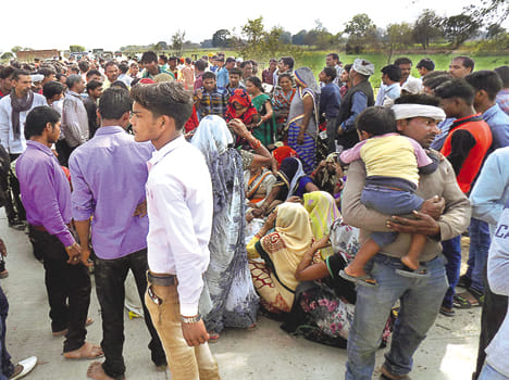 Uncle killed by truck collision, nephew seriously