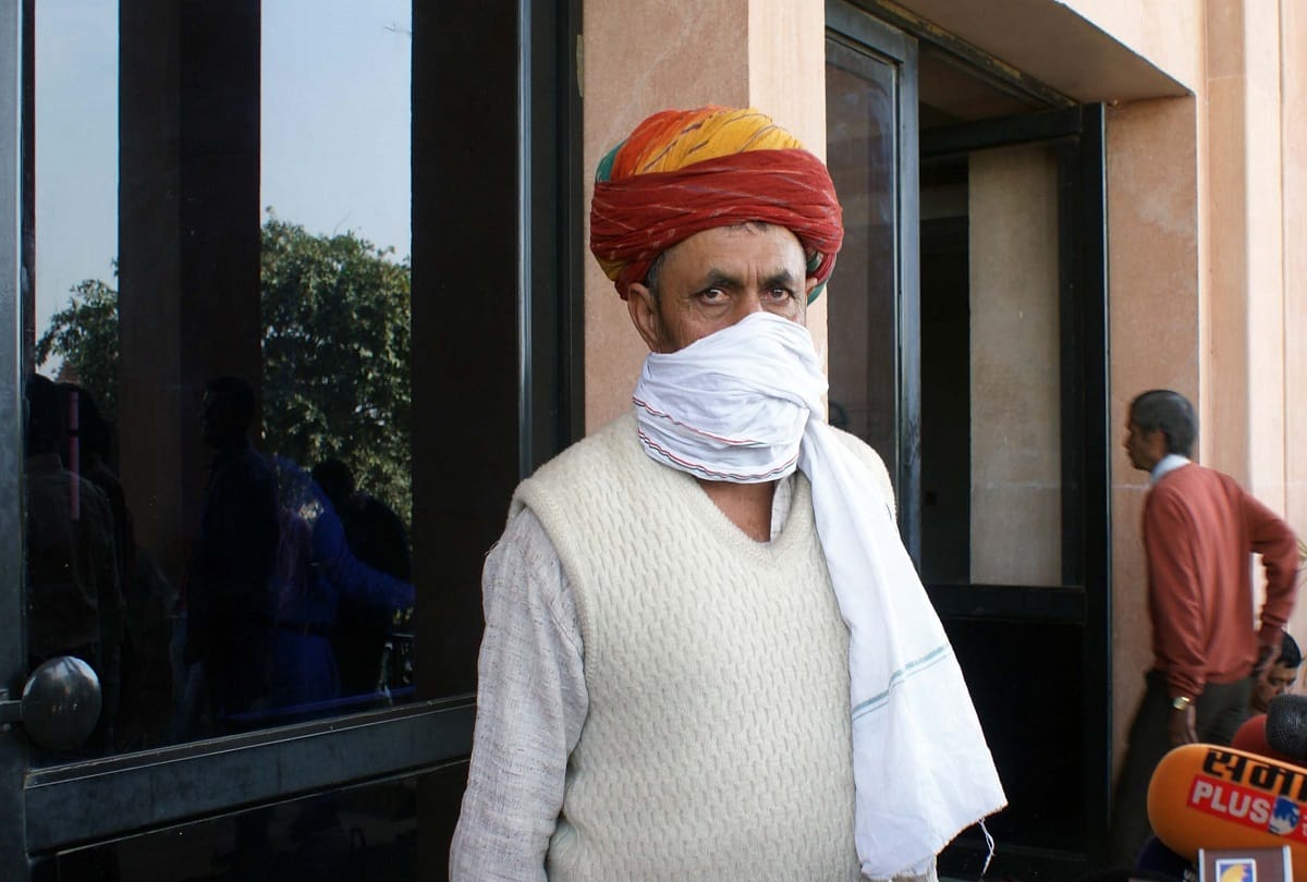 rajasthan jaipur swine flu threat came to rajasthan assembly mla-s covered themselves with masks 