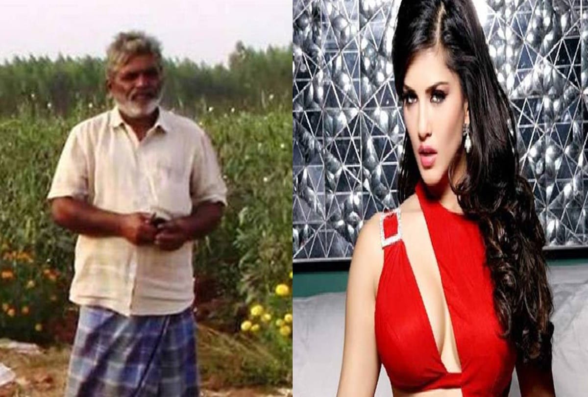 Andhra Pradesh farmer puts up sunny leone poster to save his crops