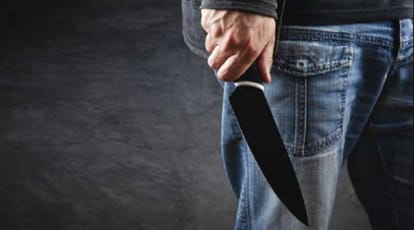 Attack with knife on kotha manager, people ran out of shouting