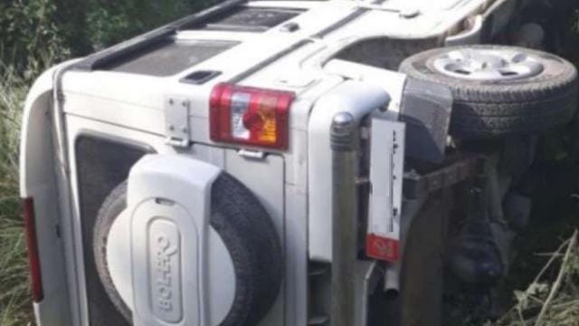 Bolero Accident in vikasnagar bride and groom injured