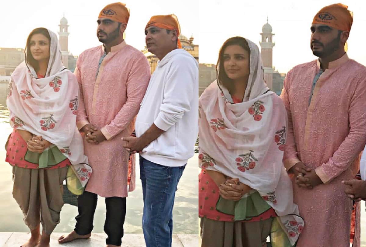 Arjun Kapoor visits Golden Temple along with Parineeti Chopra ahead of Namaste England shooting 