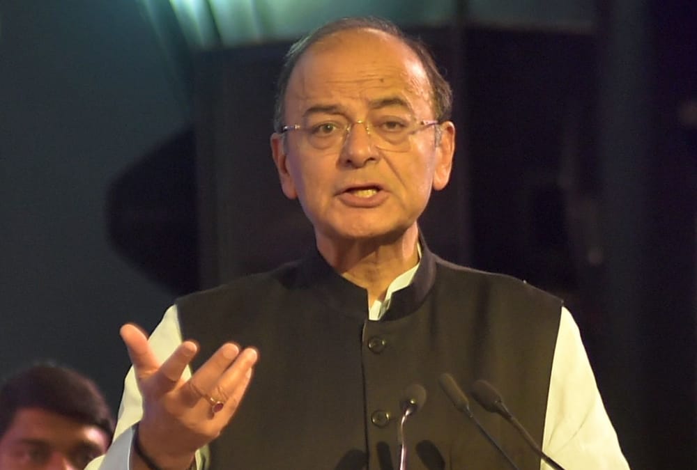 arun jaitley in up investors summit 2018.