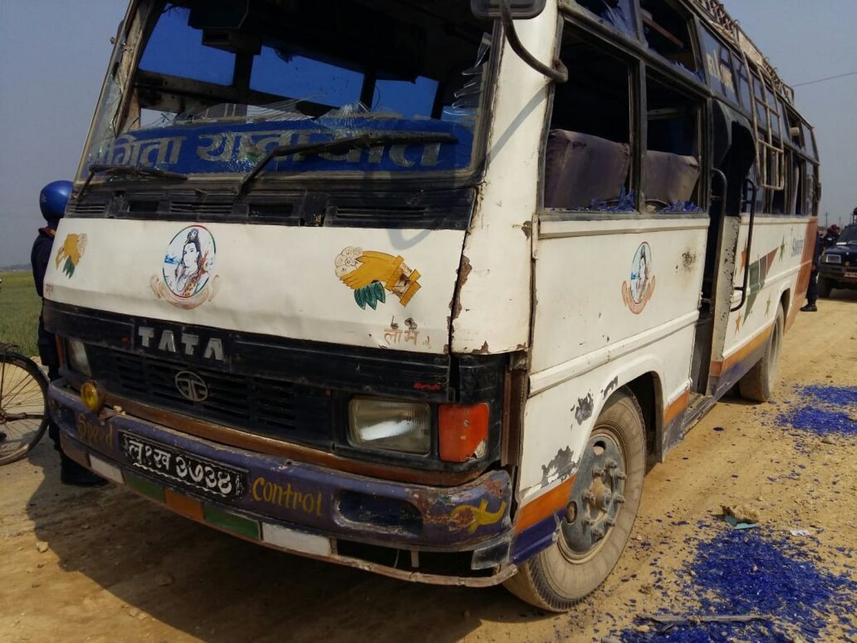 बस की चपेट में आने से किसान की मौत
