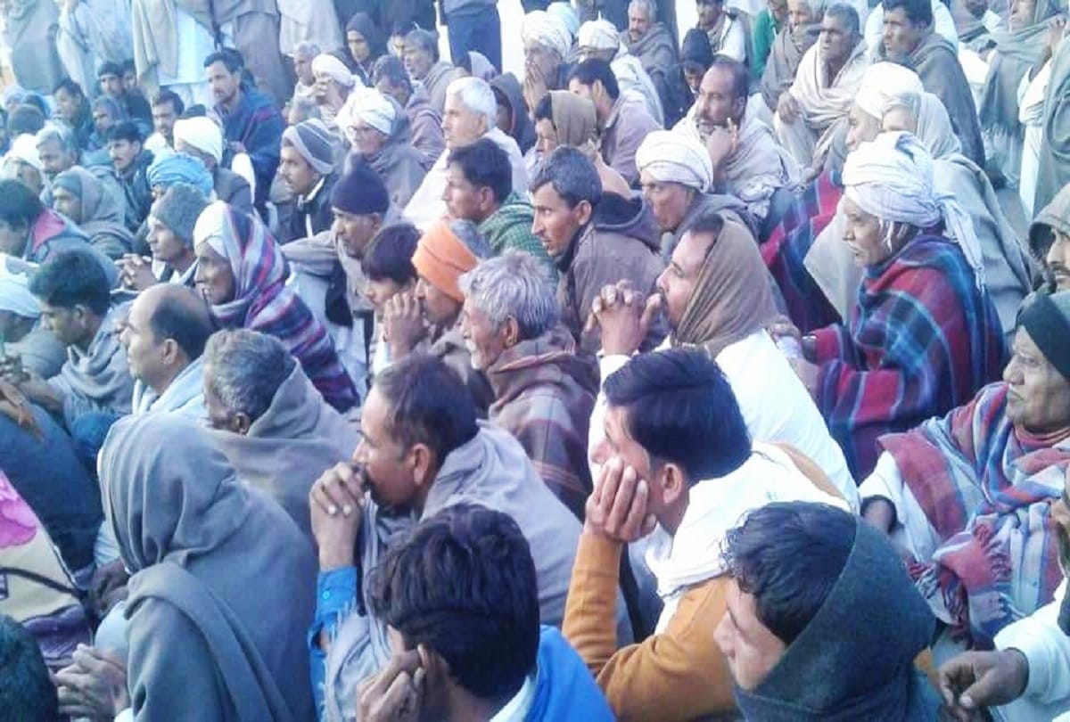 farmer protest in rajasthan march towards jaipur highway blocked