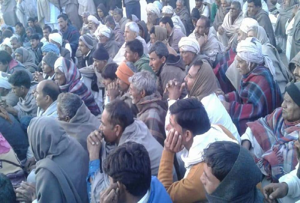 rajasthan jaipur farmer protest is trouble for vasundhara government