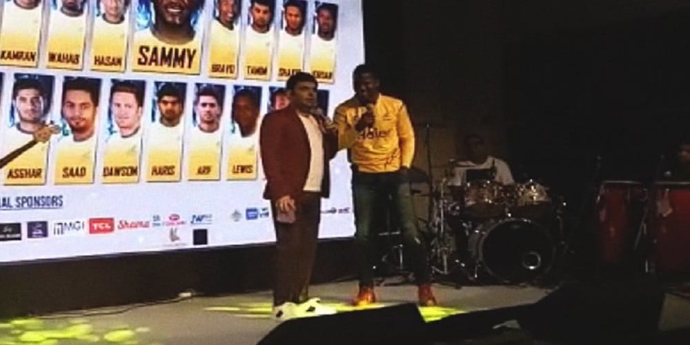 kapil sharma perform in psl for peshawar jalaim